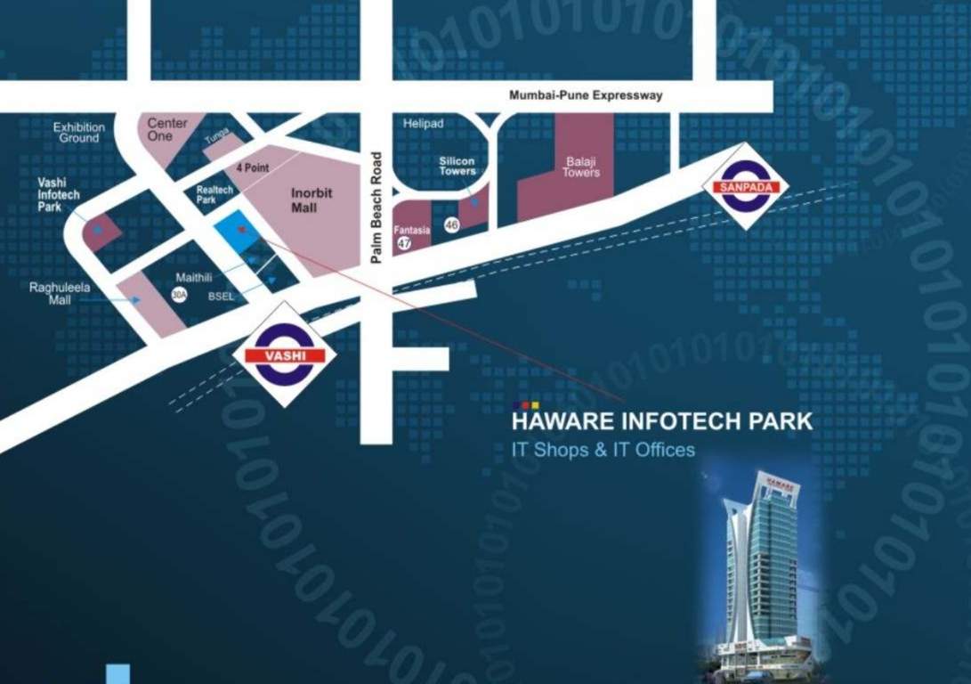  infotech park Images for Location Plan of Haware Infotech Park