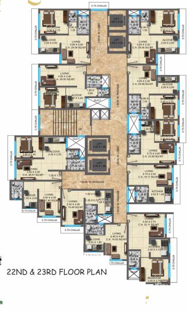  arya-greens Arya Greens Cluster Plan