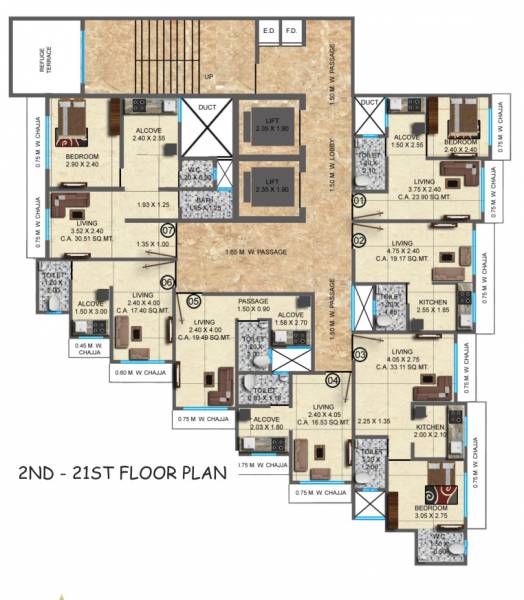  arya-greens Arya Greens Cluster Plan