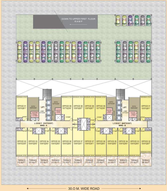 Images for Cluster Plan of Mahaavir Icon Commercial