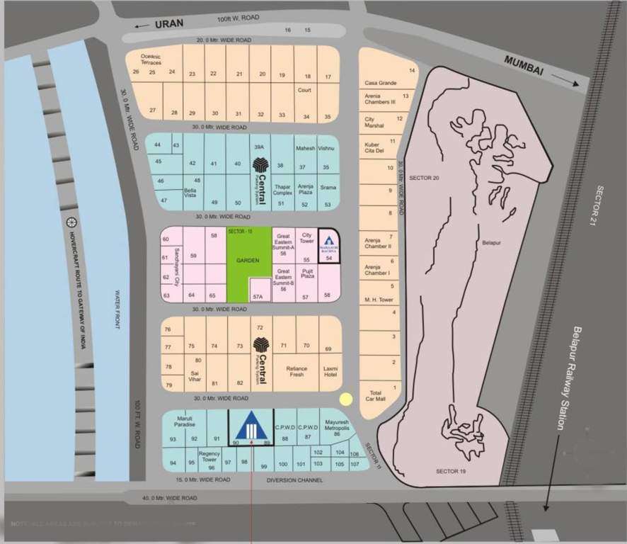 Images for Location Plan of Mahaavir Icon Commercial