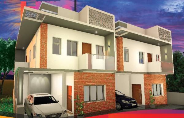 Images for Elevation of Bharathi Brick Inspire Twin Villa