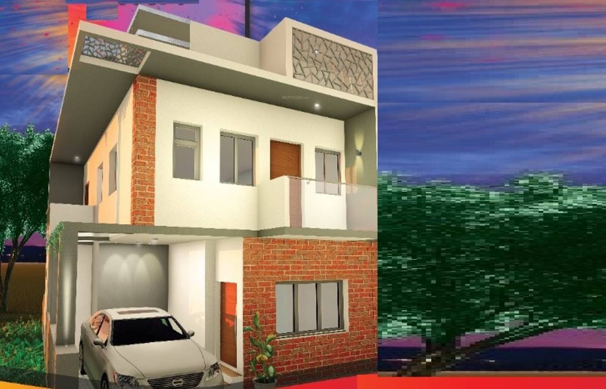 Images for Elevation of Bharathi Brick Inspire Twin Villa
