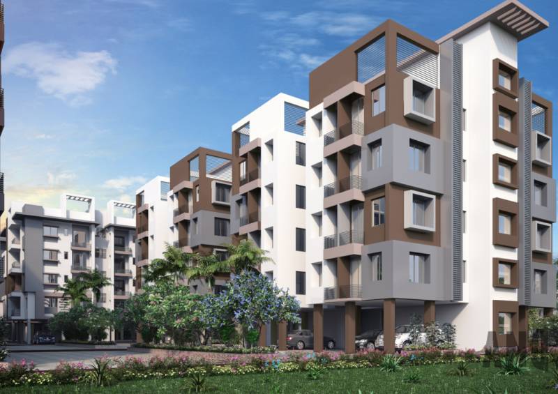 Images for Elevation of Evanie Infrastructure Nature City Apartments