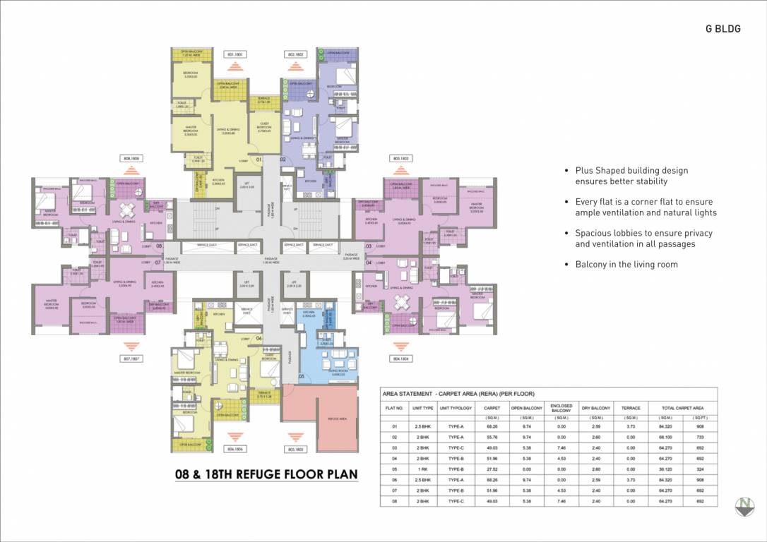 abitante fiore phase 2b Tower G Cluster Plan
