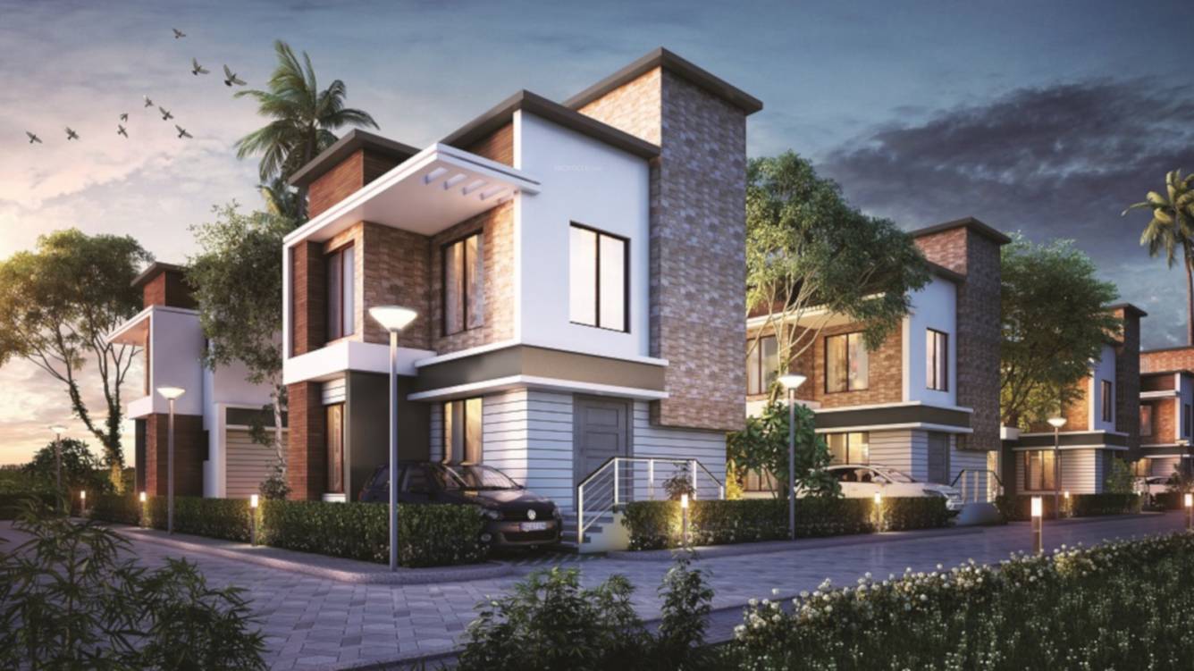 Elevation nature city villa Elevation