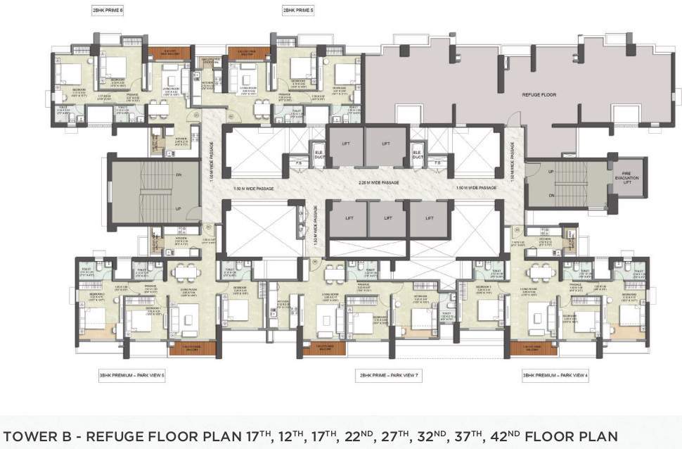 eternia at kalpataru parkcity Wing C Cluster Plan