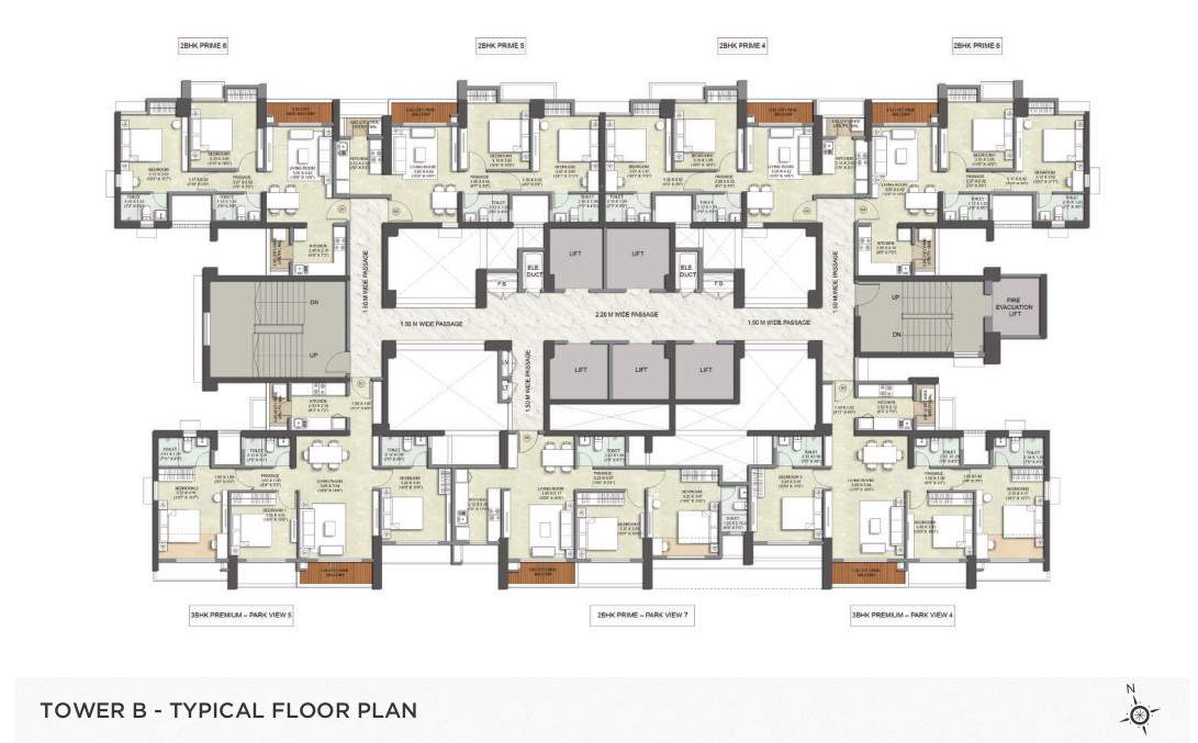 eternia at kalpataru parkcity Wing J Cluster Plan
