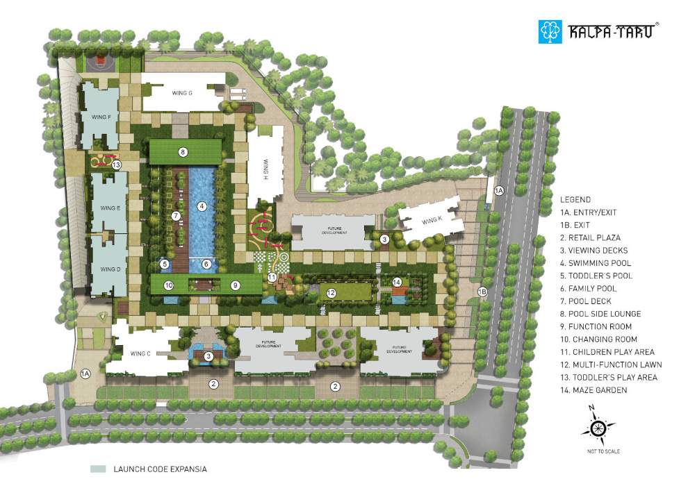 eternia at kalpataru parkcity Master Plan
