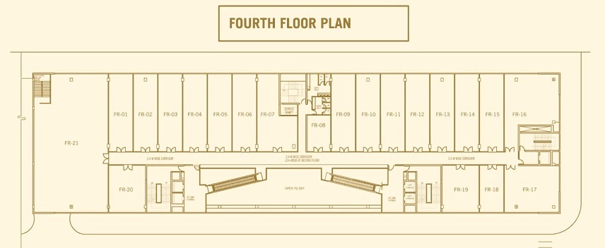 rasvilas Cluster Plan for 4th Floor