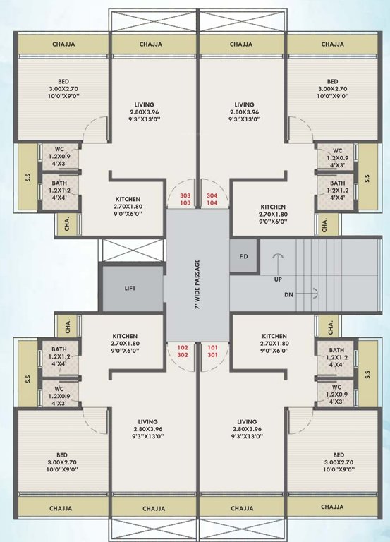  ganesh Shree Ganesh Cluster Plan for 1st Floor