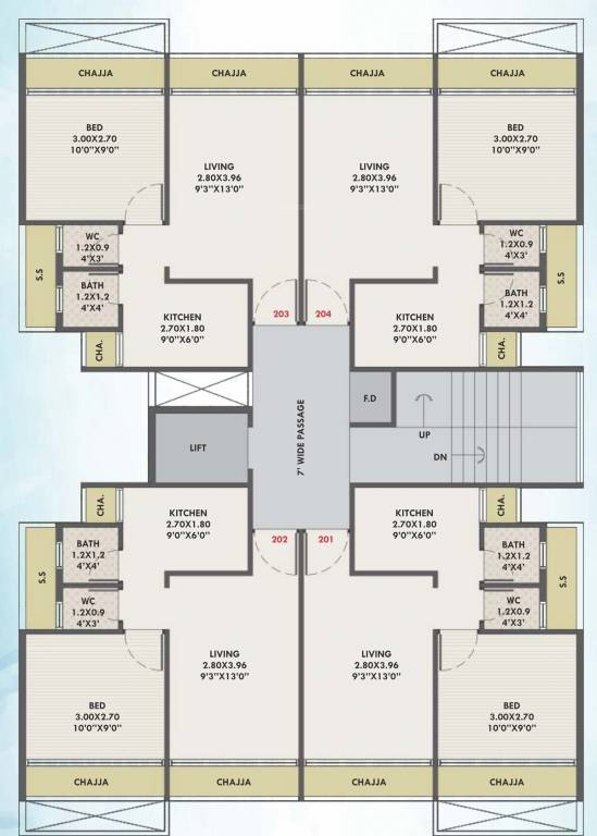  ganesh Shree Ganesh Cluster Plan for 2nd Floor