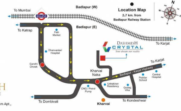 crystal Location Plan