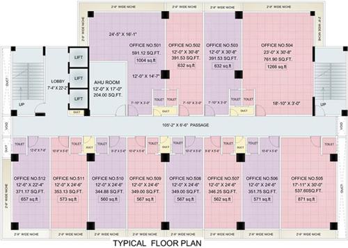  corporate-park Vakratunda Corporate Park Cluster Plan