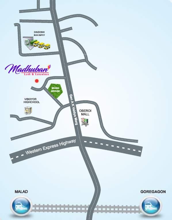  madhuban Location Plan
