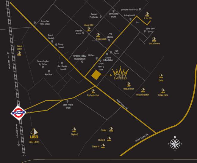  the empress Location Plan