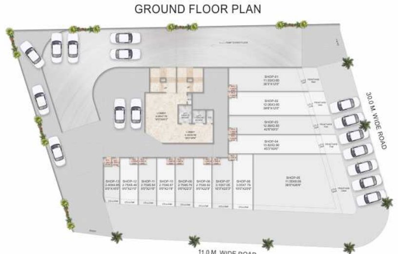 mannat Ground Floor Plan