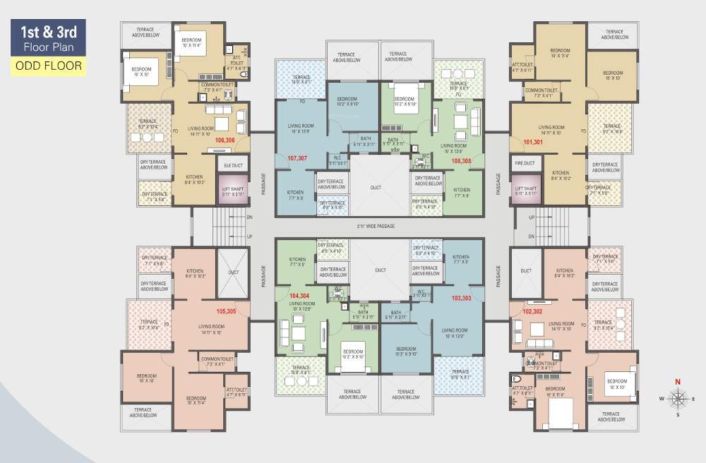  bhagirati gloria Bhagirati Gloria Cluster Plan