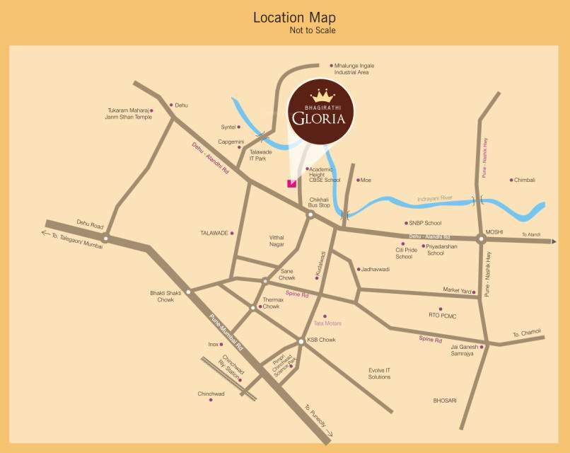  bhagirati gloria Location Plan