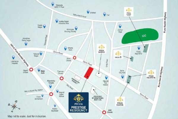  privia-prestige Location Plan