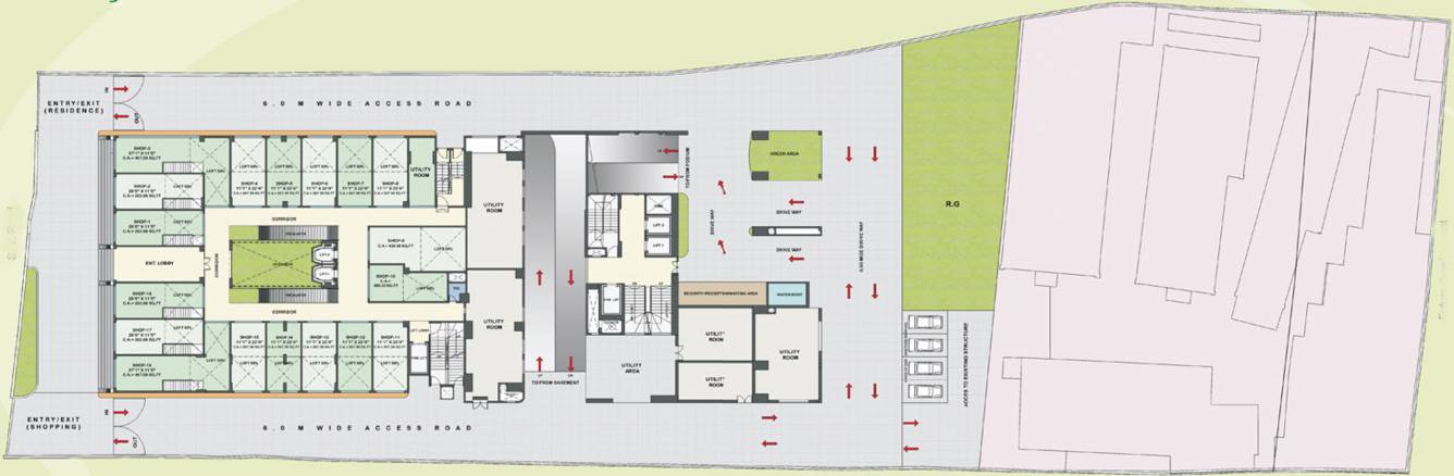 Images for Layout Plan of Simplex KhushAangan Commercial