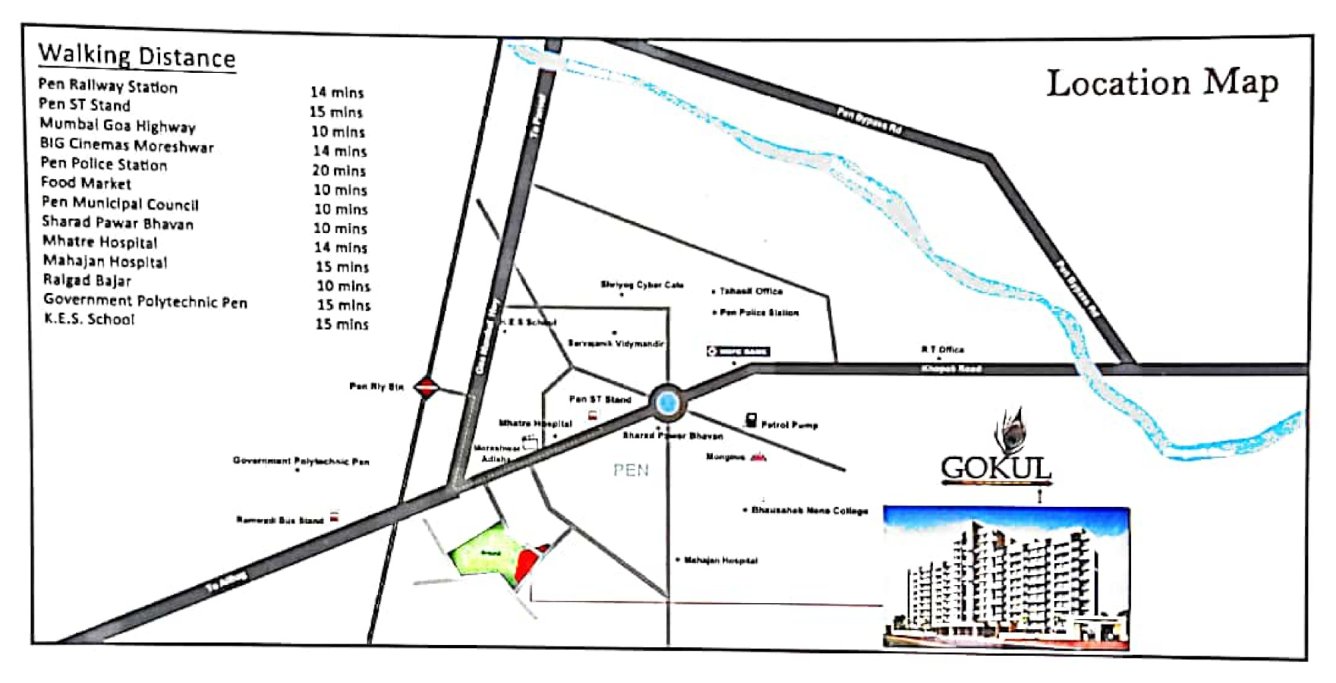  gokul Location Plan
