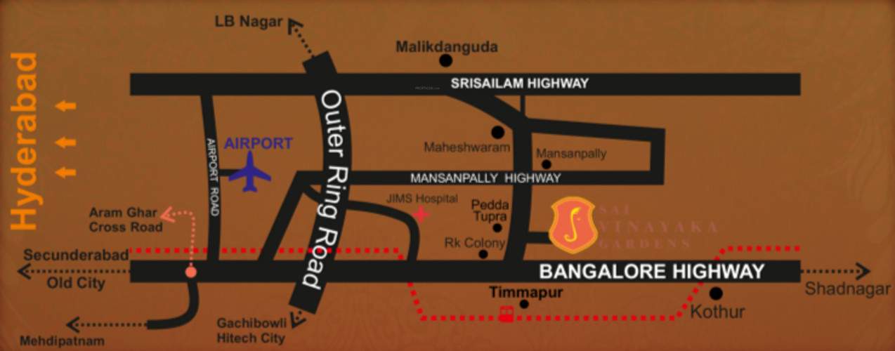 Images for Location Plan of Destiny Assets Sai Vinayaka Gardens