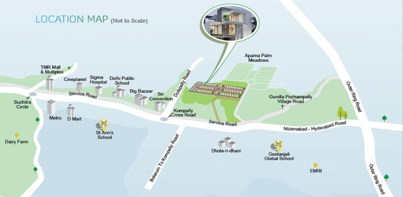 Images for Location Plan of Sri Venkateshwara Living Spaces