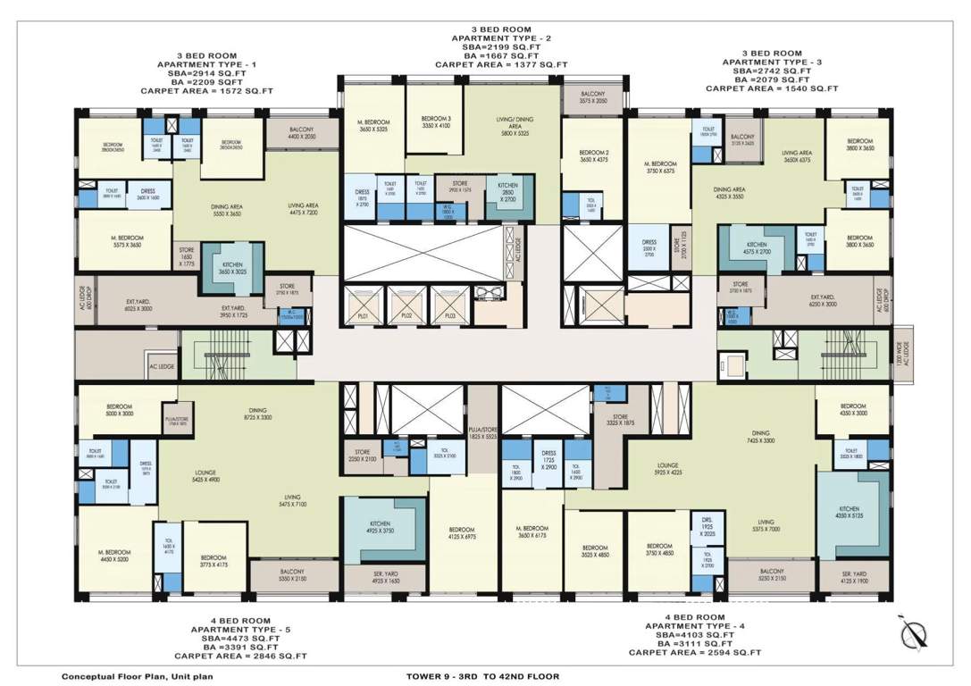 urbana new towers URBANA New Towers Cluster Plan