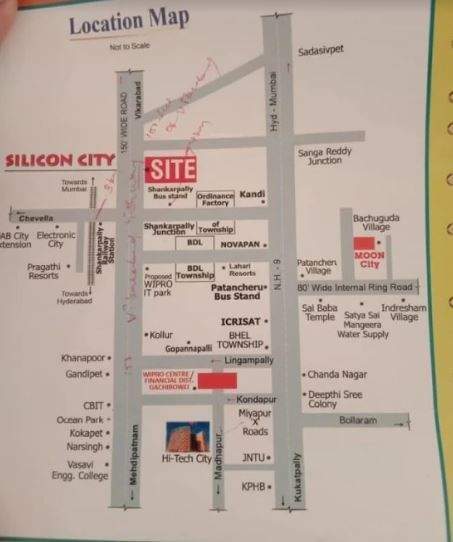  silicon city Location Plan