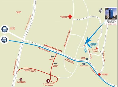  prime Images for Location Plan of Raheja Prime