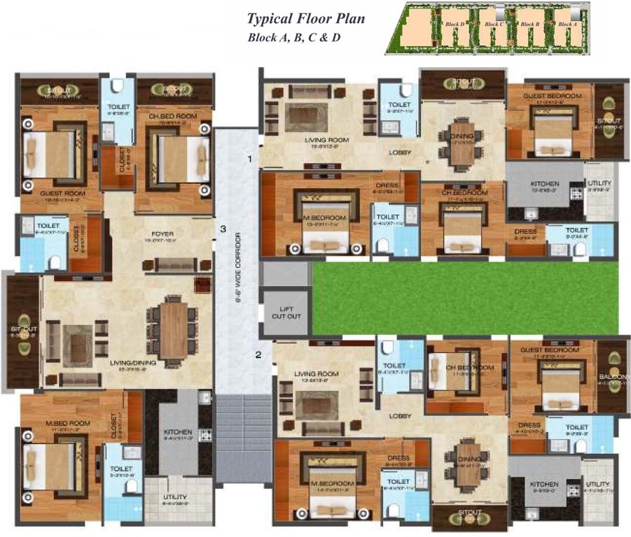 Images for Cluster Plan of RV Advaita Block C