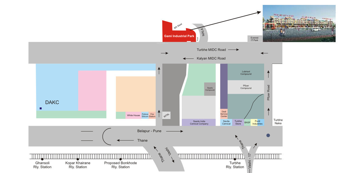  industrial park Location Plan