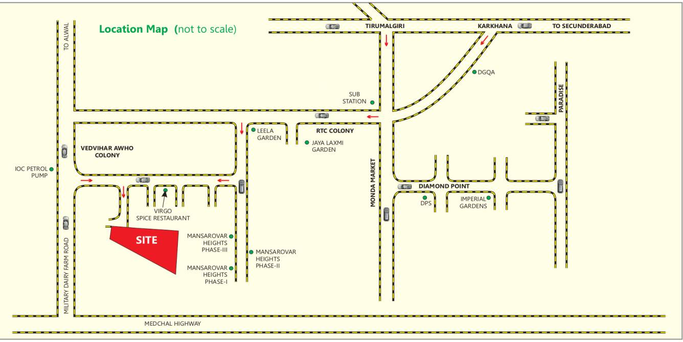  marvel apartment Location Plan
