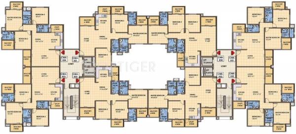 Images for Cluster Plan of Golden Golden Blossom