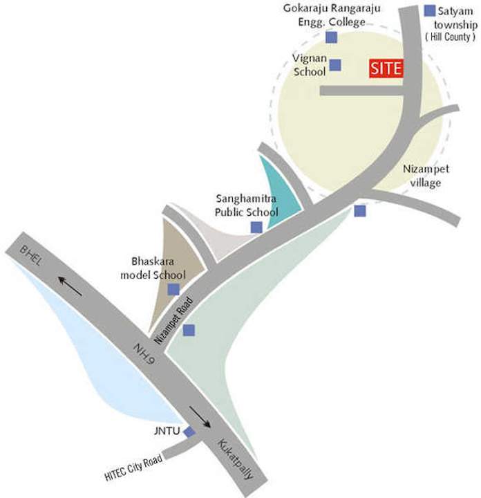  homes Location Plan