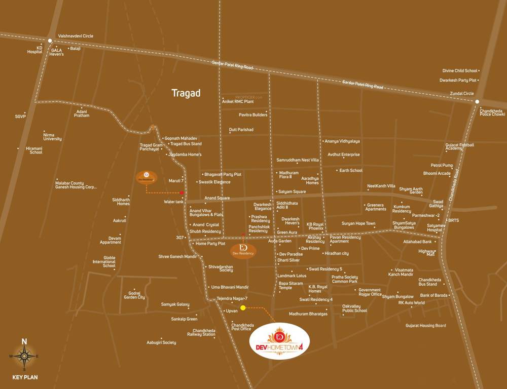  dev home town 4 Images for Location Plan of Gajanan Dev Home Town 4