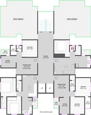  heights Images for Cluster Plan of Bapa Shree Heights