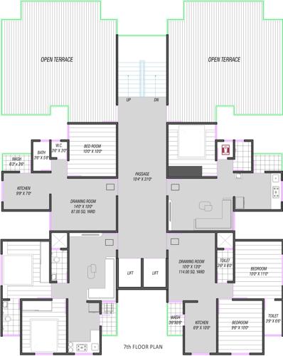  heights Images for Cluster Plan of Bapa Shree Heights