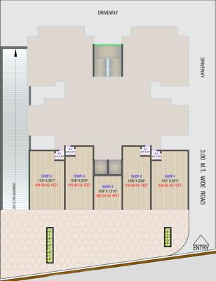 heights Images for Cluster Plan of Bapa Shree Heights