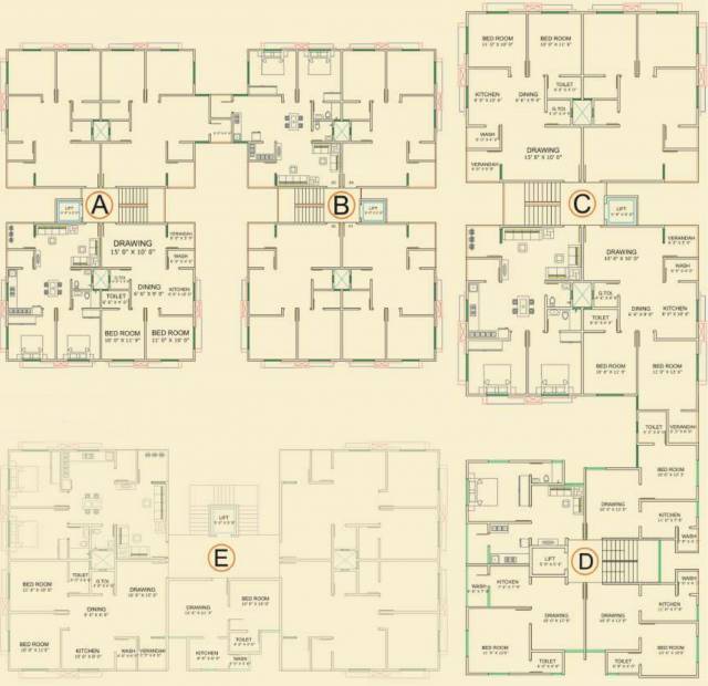 Images for Cluster Plan of Shreeji Shree Sahjanand Residency