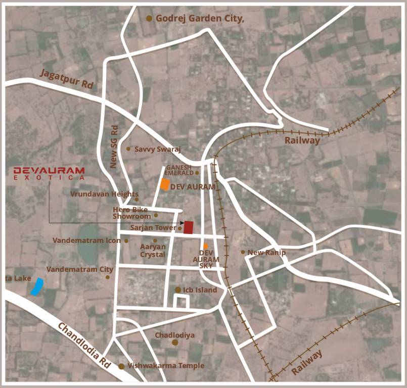  exotica Location Plan