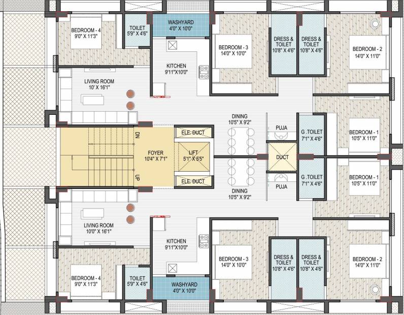 Images for Cluster Plan of Siddh Trade Simandhar Residency