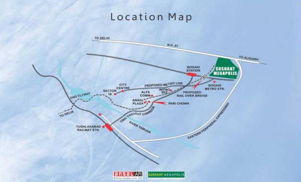  aastha-uday Location Plan