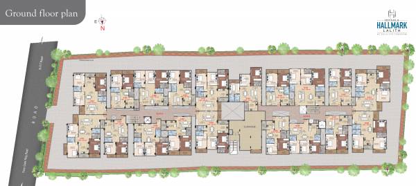  hallmark-lalith Block A Cluster Plan For Ground Floor