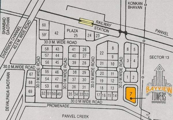 Images for Location Plan of Kukreja Bay View Towers