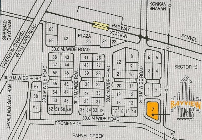 Images for Location Plan of Kukreja Bay View Towers