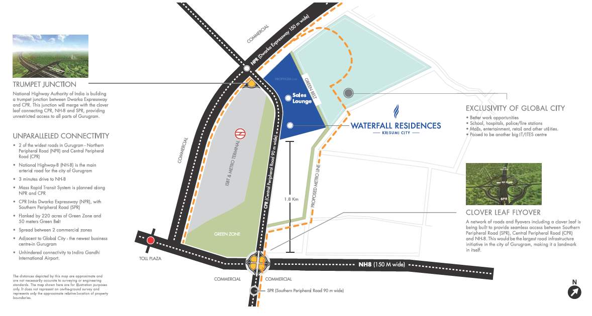  waterfall residences Images for Location Plan of Krisumi Waterfall Residences