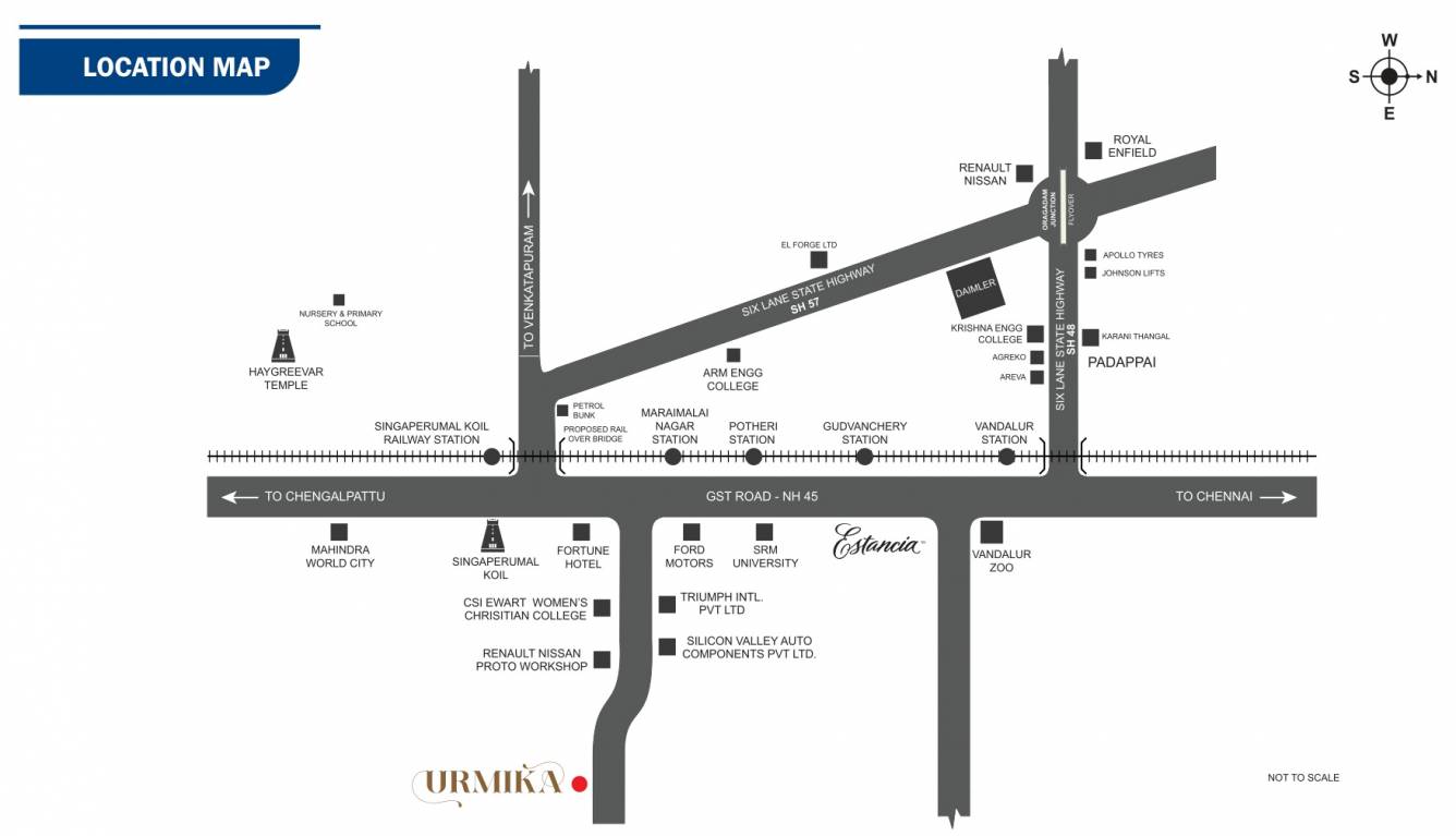  arun excello urmika Location Plan