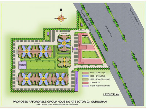 masterPlan of MRG The Balcony